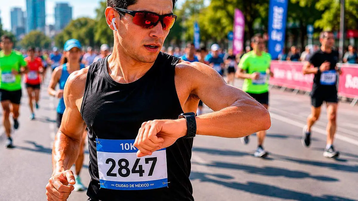 Persona usando un Apple Watch