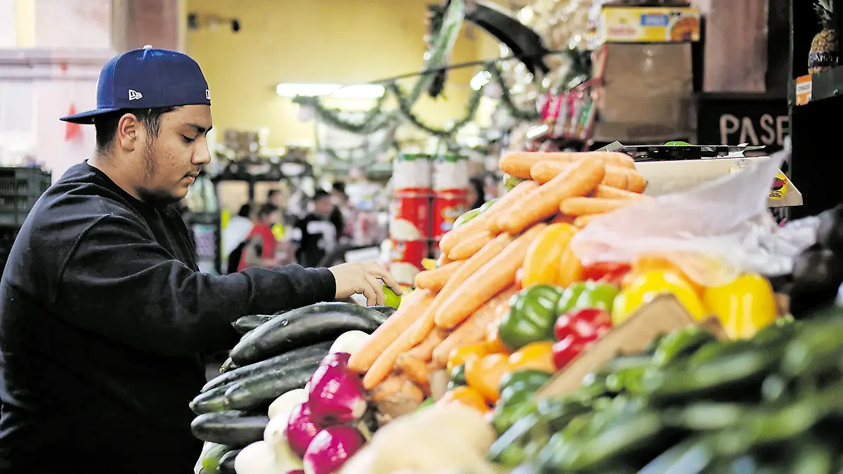 Persona en el mercado
