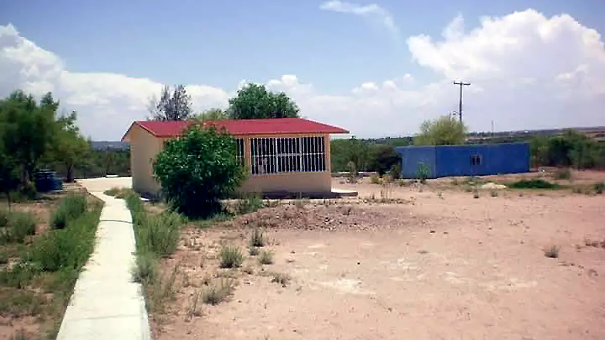 Escuela en la comunidad Los Núñez, Río Grande, Zacatecas