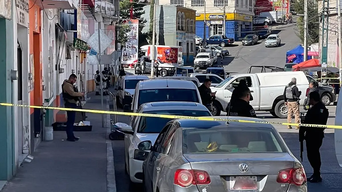 Operativo en la Avenida San Marcos, en Zacatecas