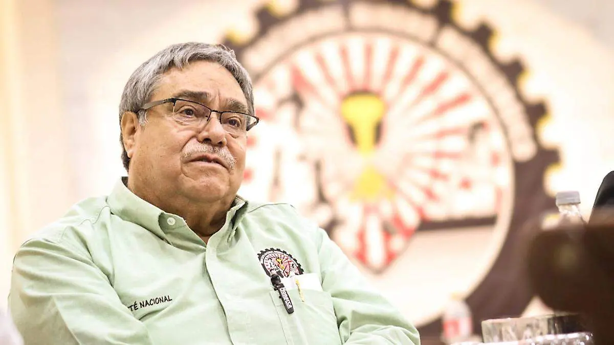 Carlos Pavón, secretario general del Sindicato Nacional Minero Frente