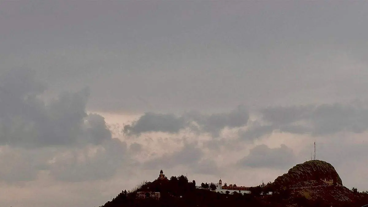 Cielo nublado en Zacatecas