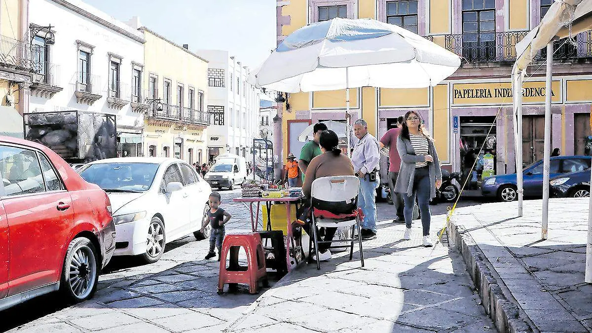 Comercio ambulante en Zacatecas
