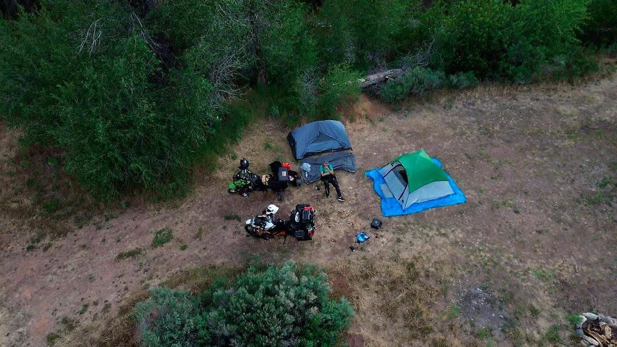 Campamento de migrante zacatecano en Idaho