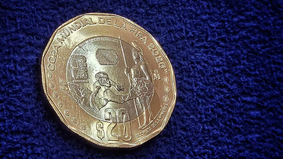 Moneda del mundial Banxico