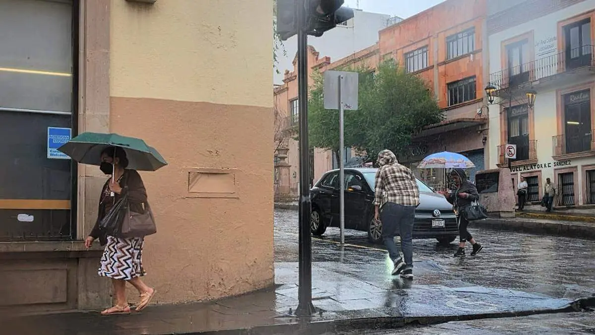 Lluvia en Zacatecas