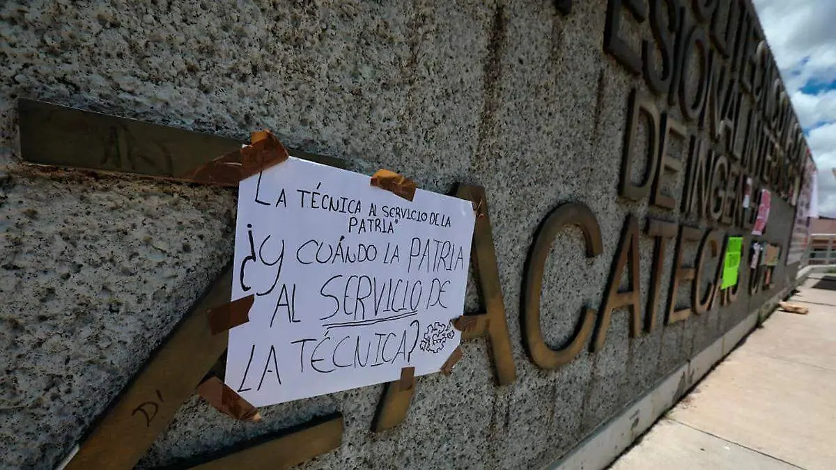 Protestas en el IPN Zacatecas