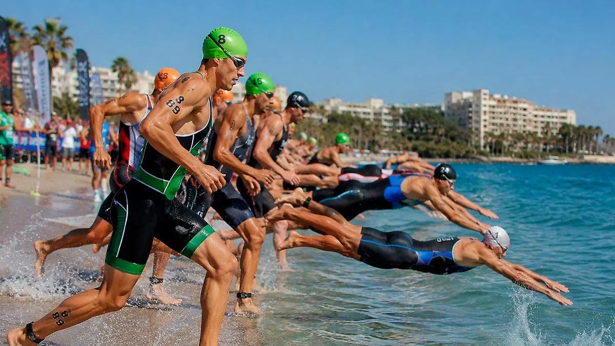 Nadadores en aguas abiertas