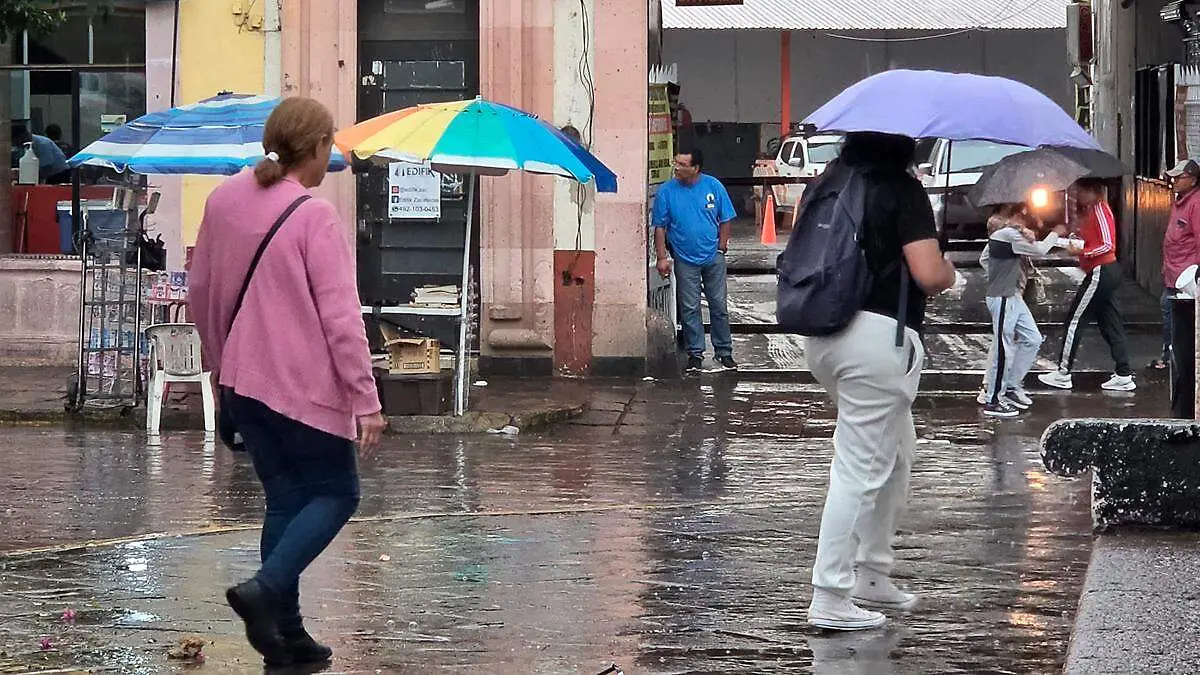Lluvia en Zacatecas