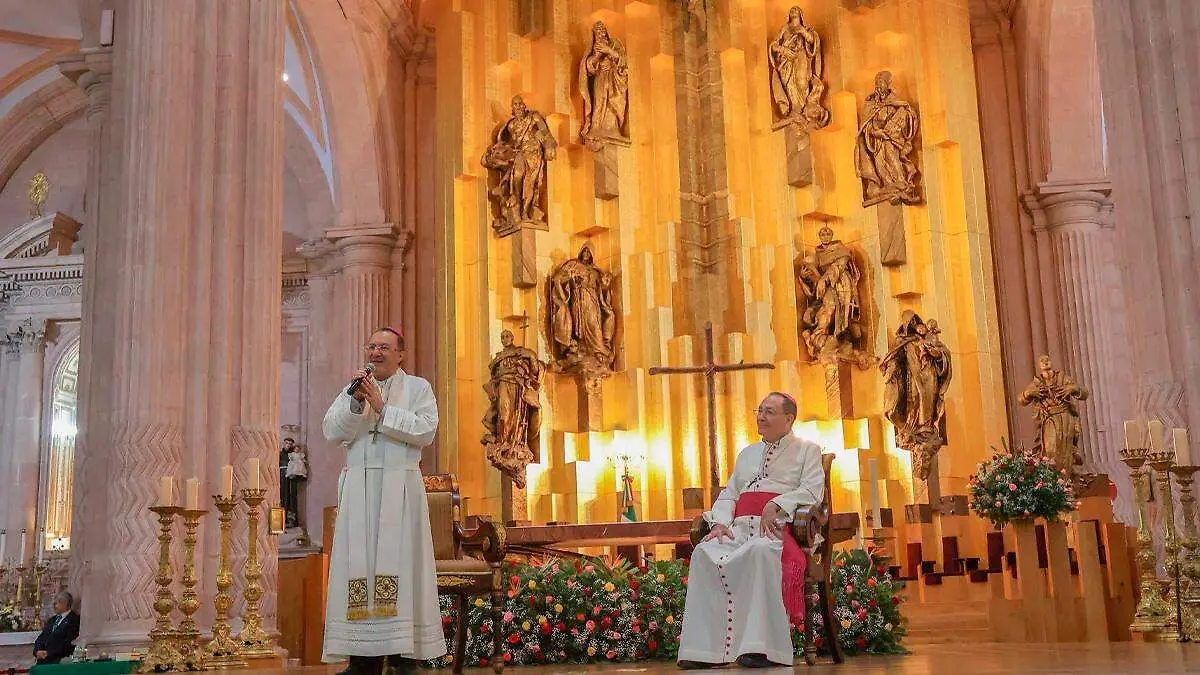 Misa en Catedral de Zacatecas