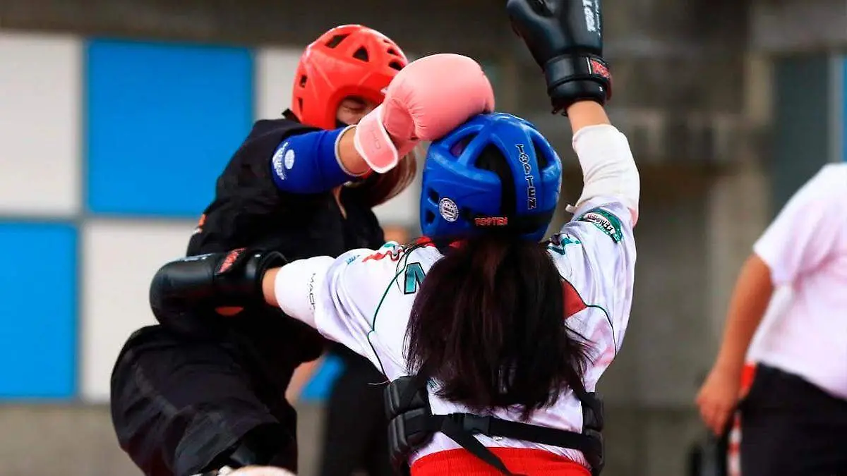 competencia de kickboxing