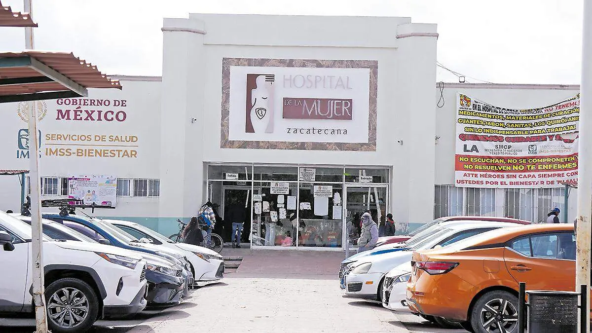 Protesta en Hospital de la Mujer
