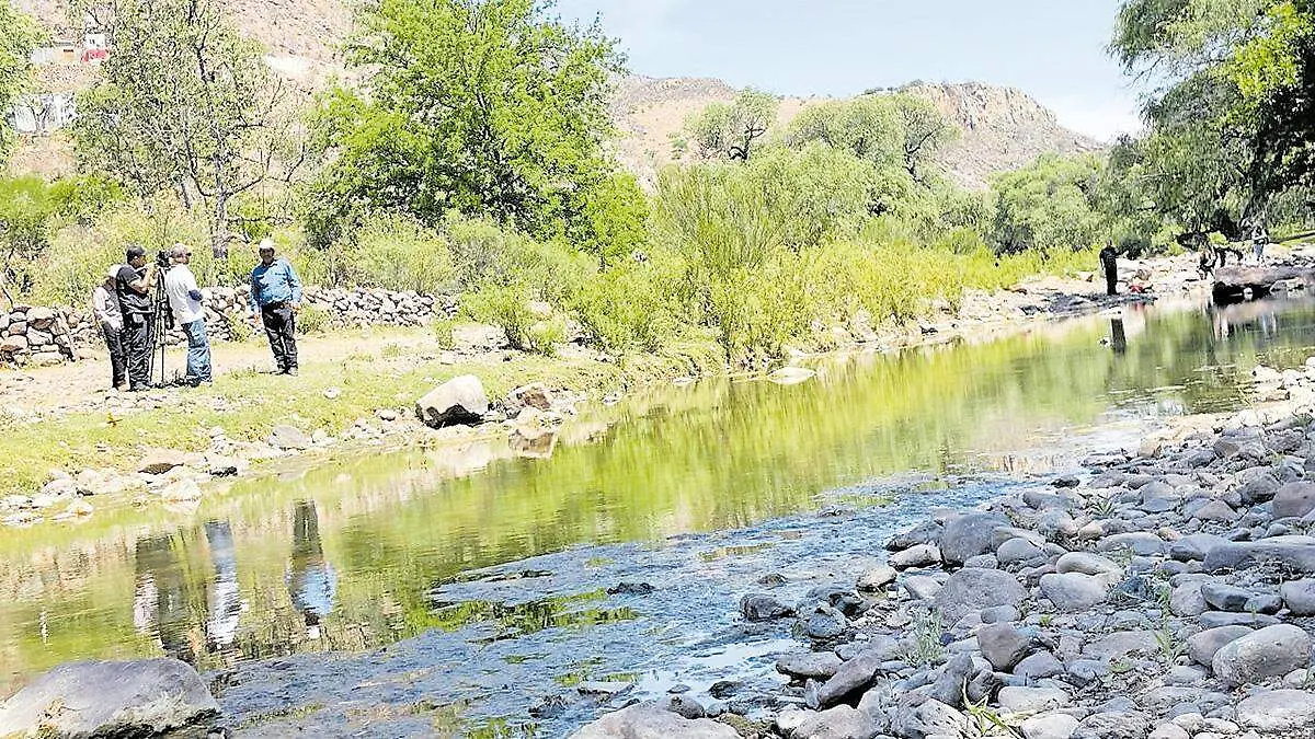 Río Atenco, afluente de la presa milpillas