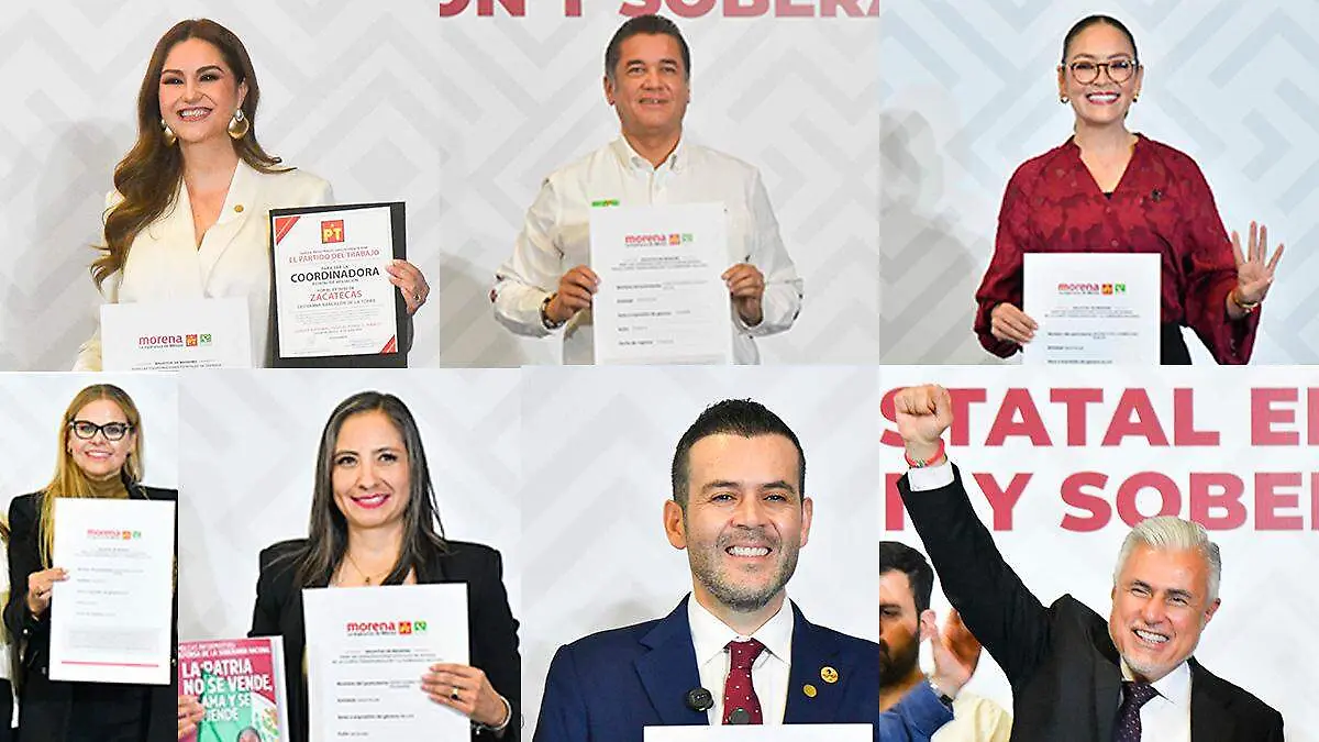 Candidatos a coordinación de Morena en Zacatecas