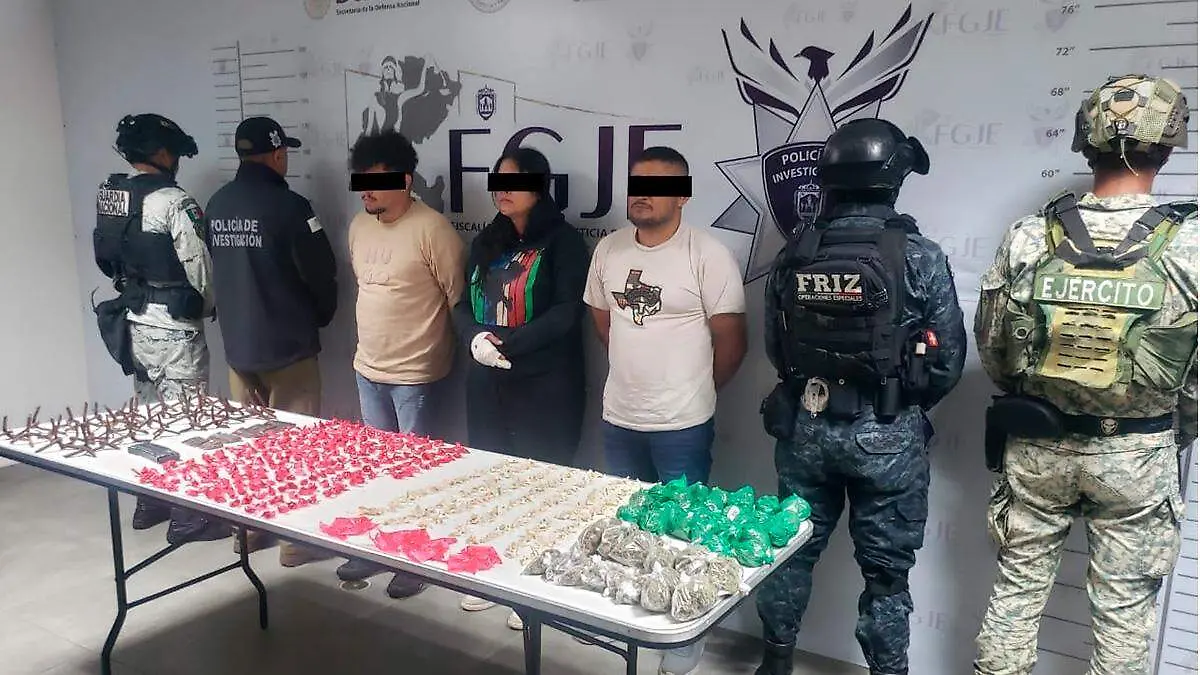 Personas capturadas en Tuitán Jalpa