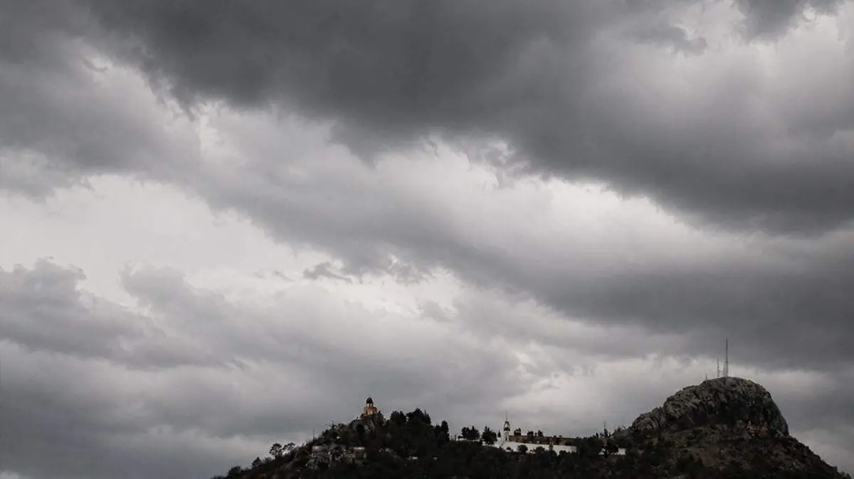 Cielo nublado en Zacatecas