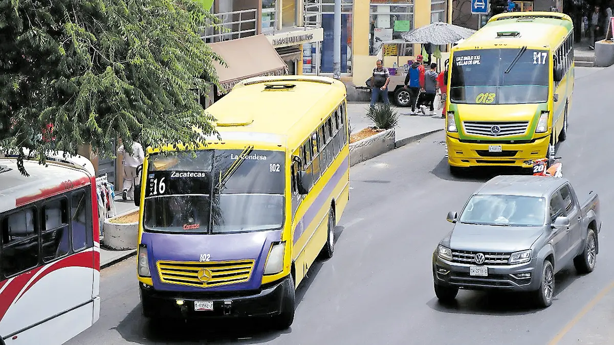 Transporte urbano zona conurbada Zacatecas