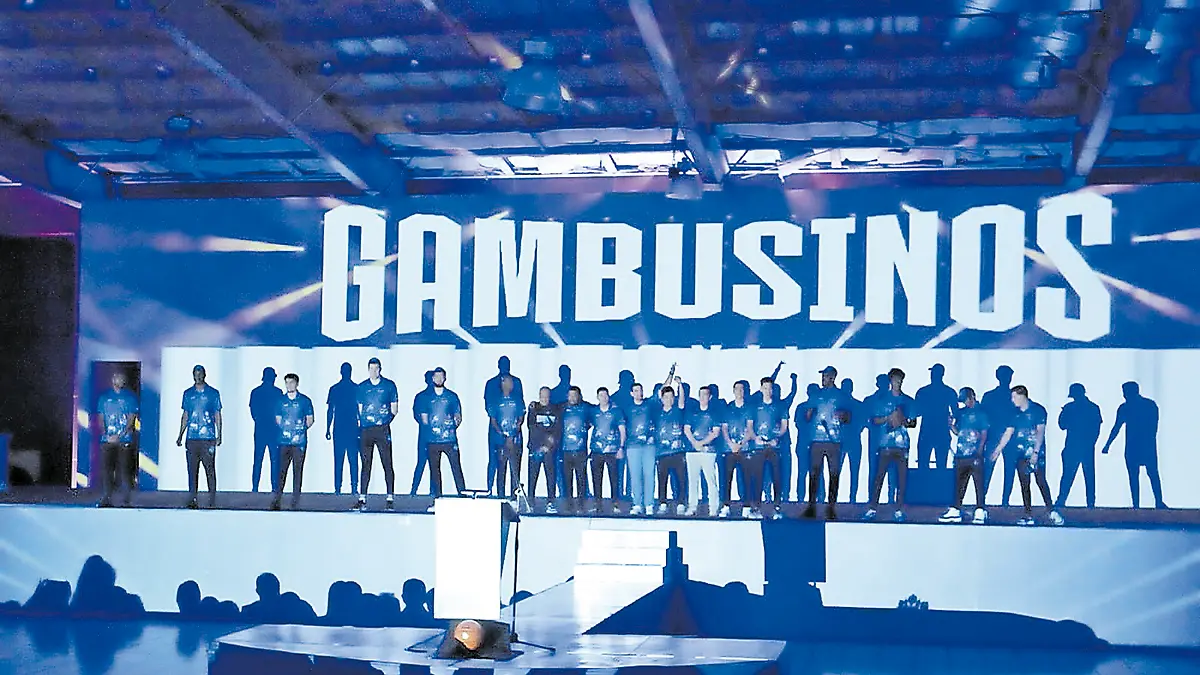Presentación del equipo Gambusinos de Basquetbol de Fresnillo