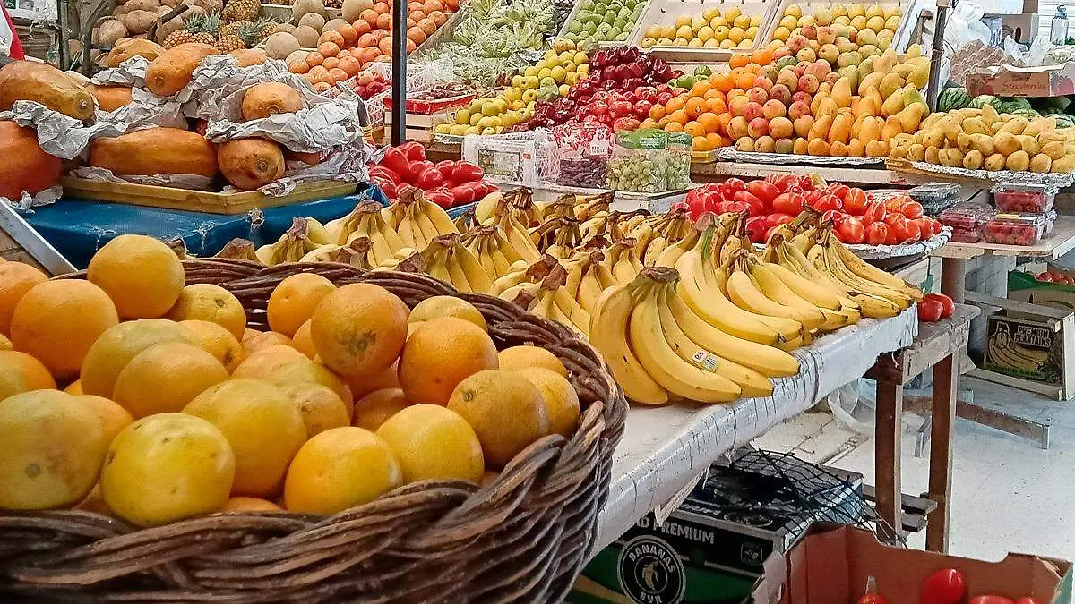 Frutas y verduras en mercado