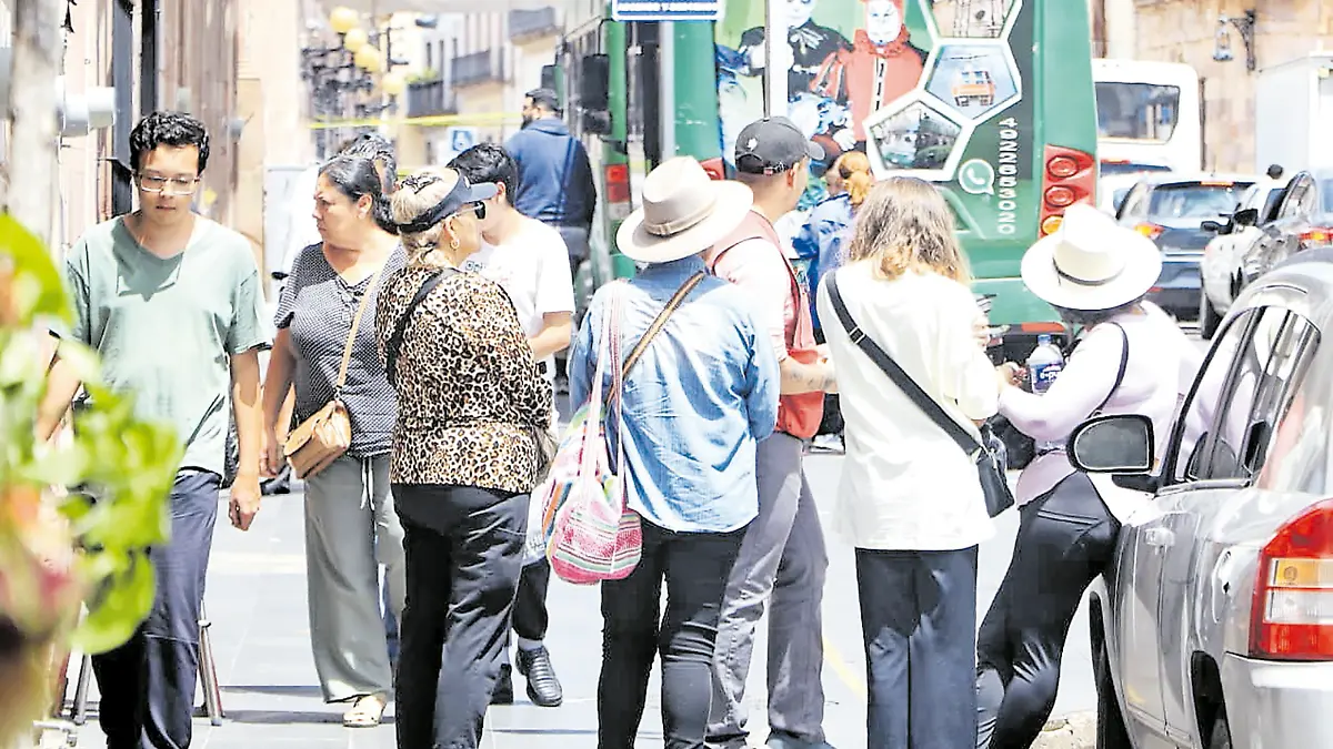 Turistas en Zacatecas