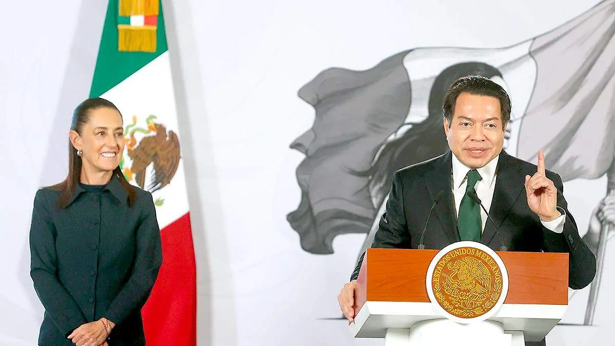 Mario Delgado, secretario de Educación Pública en la Mañanera del Pueblo