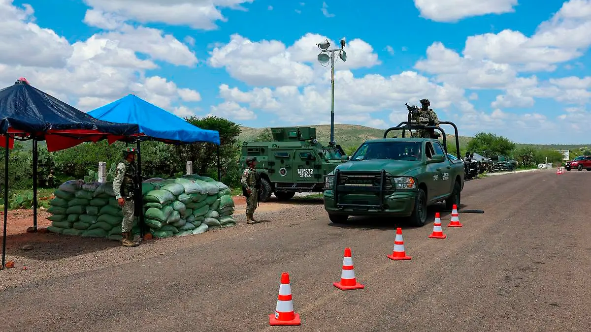 Operativo de seguridad carretera a Aguascalientes
