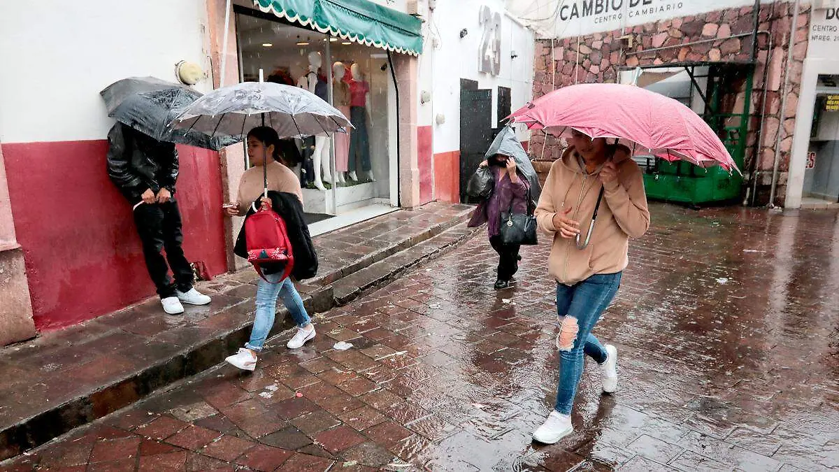 Lluvia en Zacatecas