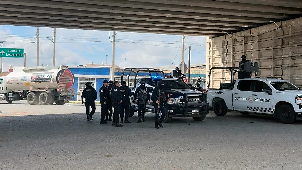 Operativo en Pánuco, Zacatecas, luego del hallazgo de 10 cuerpos sin vida