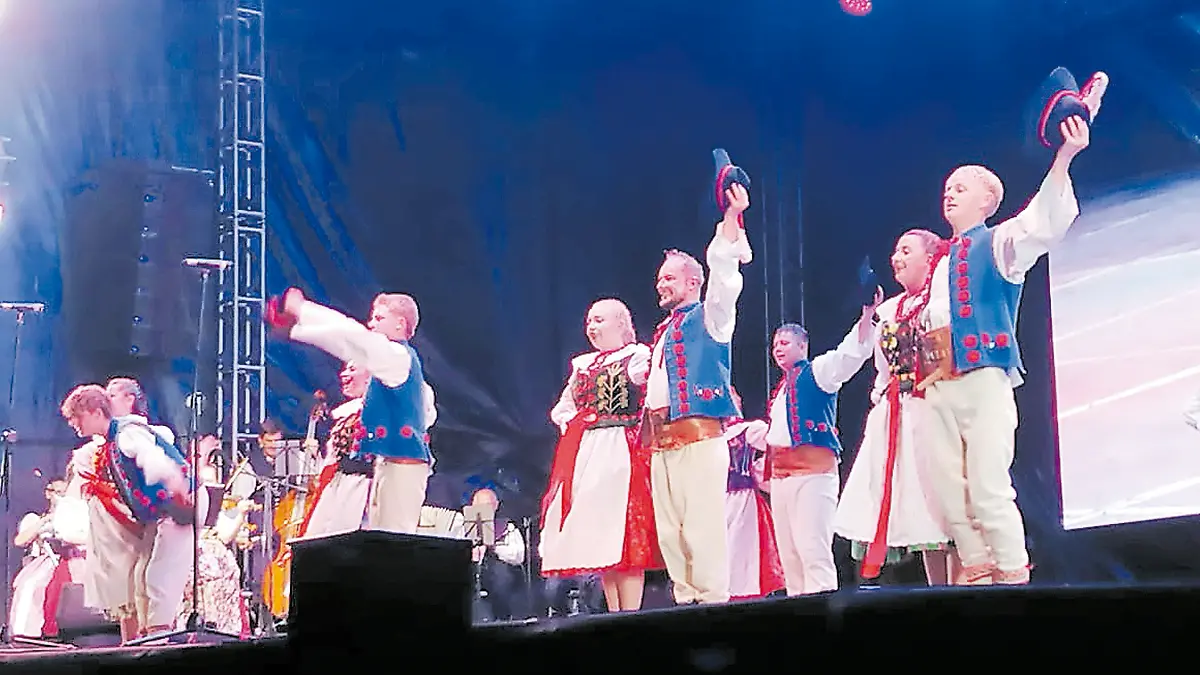 Polonia en el Festival del Folclor en Zacatecas