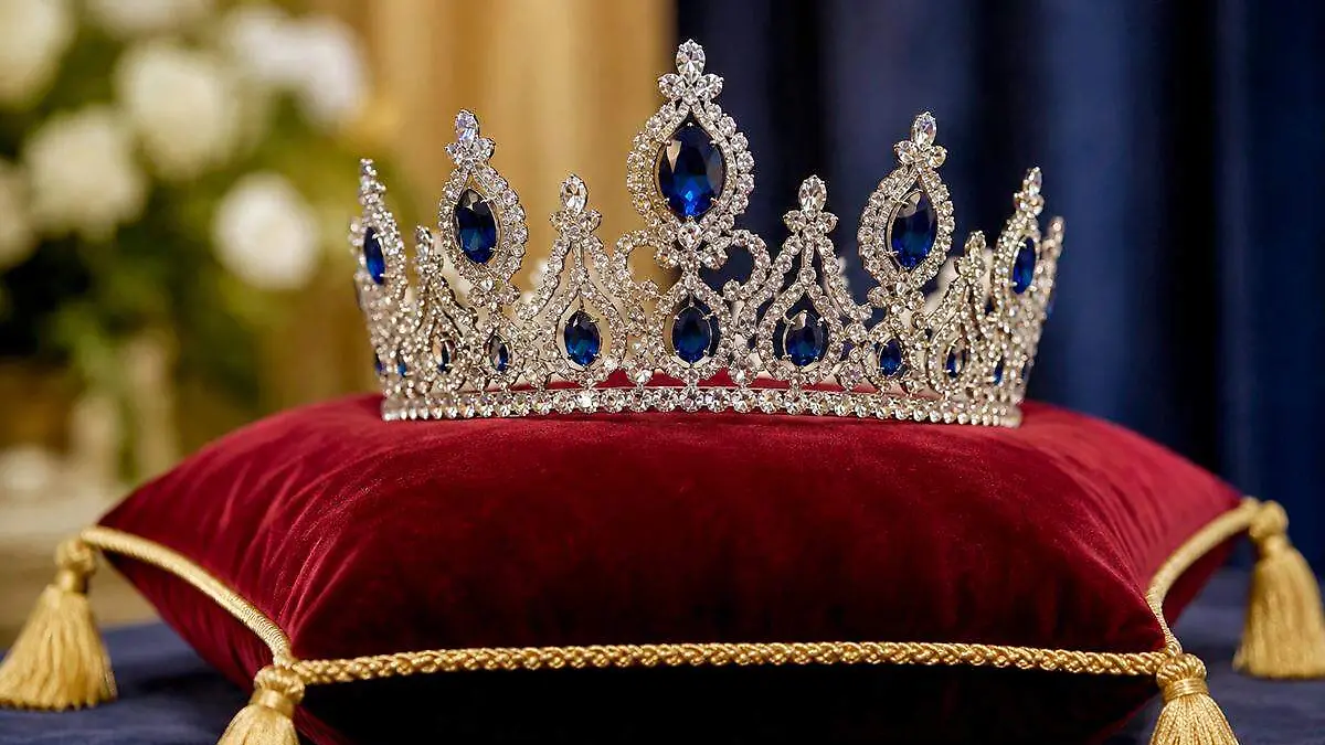 Corona de reina de belleza