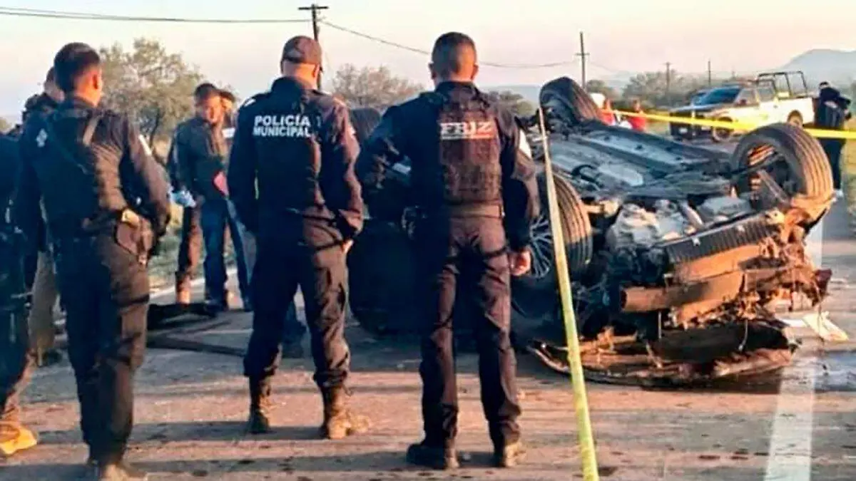 Accidente en Villa González Ortega
