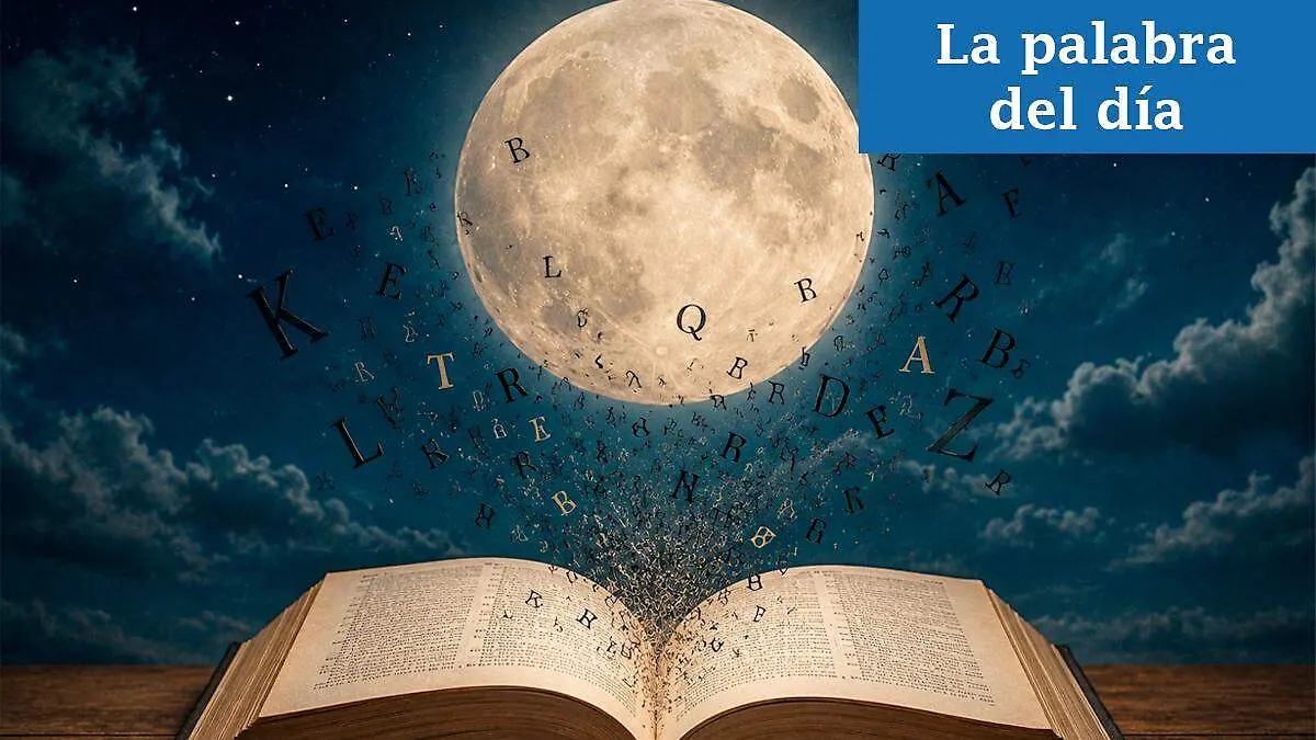 Diccionario con una luna