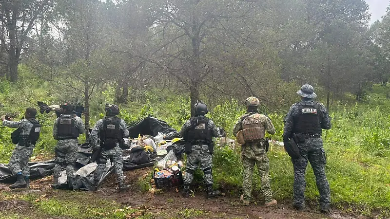 Destruyen campamento en El Durazno, Chalchihuites, Zacatecas