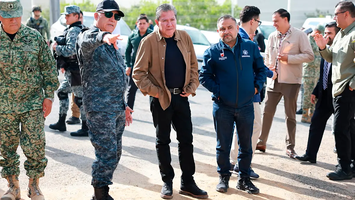 David Monreal (C), gobernador del Estado de Zacatecas
