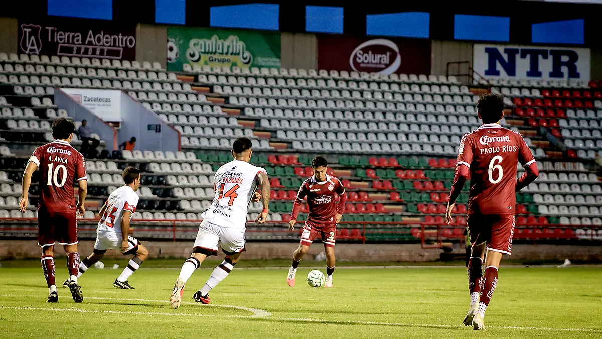 Partido de Mineeros de Zacatecas en el estadio Carlos Vega Villalba