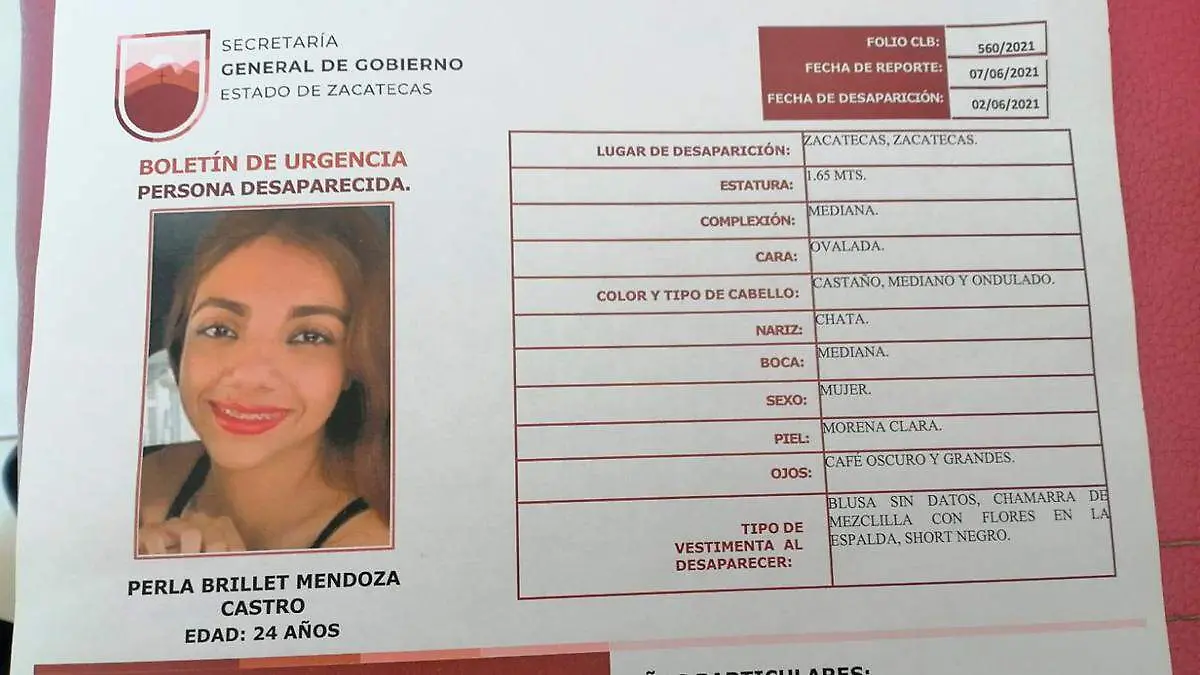 Ficha de búsqueda Perla Brillet