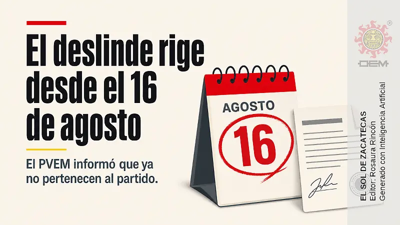 Infografía PVEM desconoce a sus diputados en Zacatecas