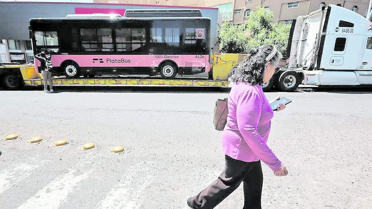 Unidad de Platabus en la capital de Zacatecas