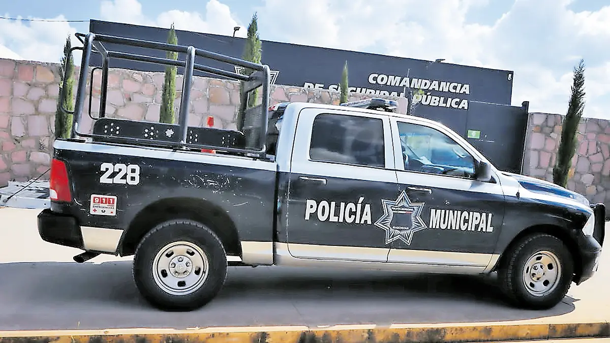 Patrulla y comandancia de la Policía Municipal de Zacatecas