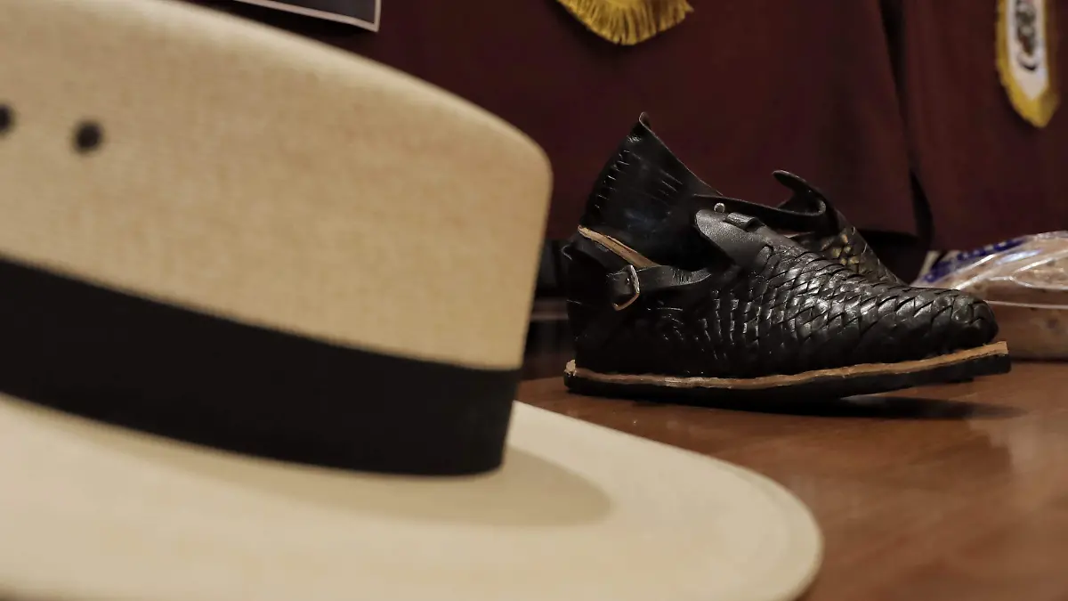 Huarache y sombrero de Sahuayo