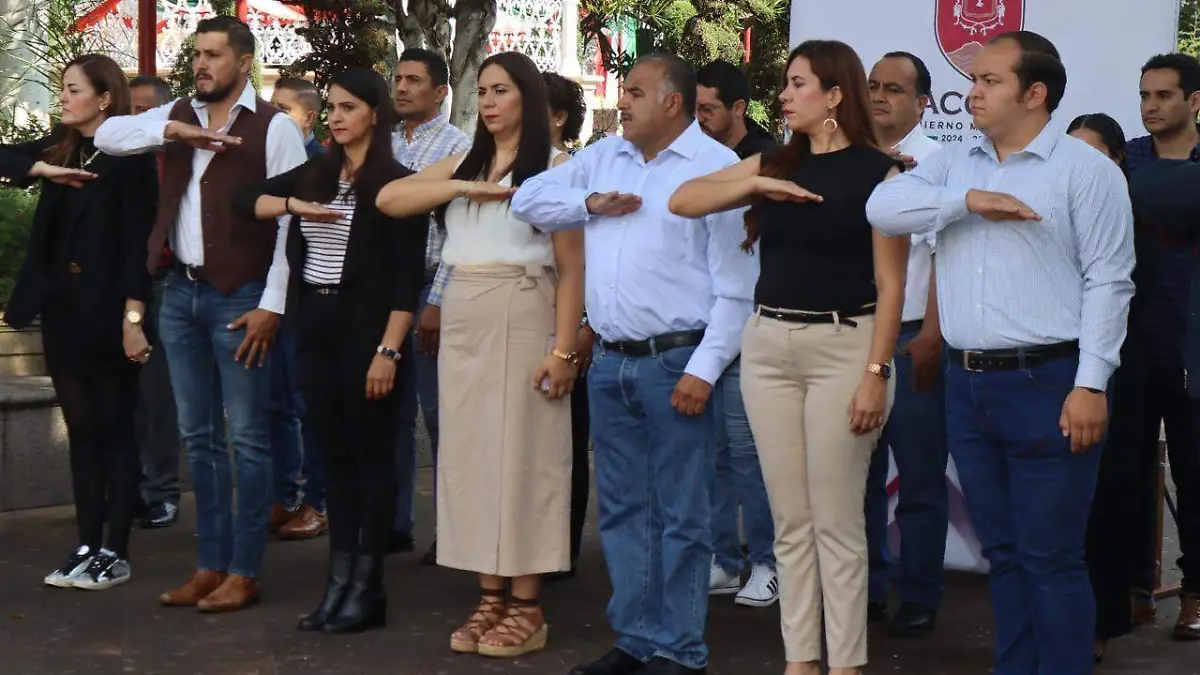 Autoridades de Jacona