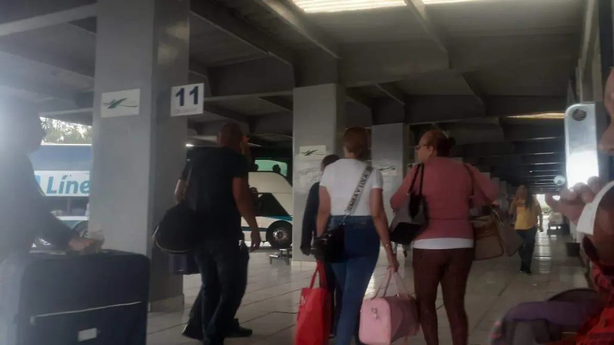 Pasajeros varados