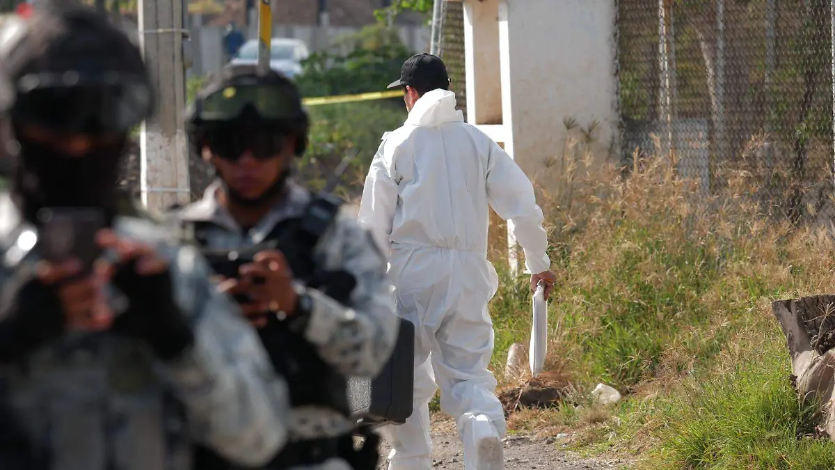 Elementos de seguridad pública y SEMEFO