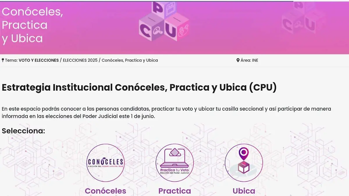 Portada de los micrositios