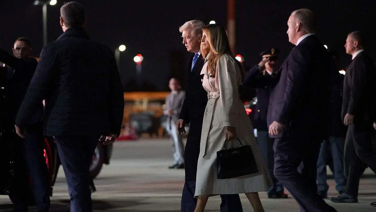 Trump llega a Roma para el funeral del Papa