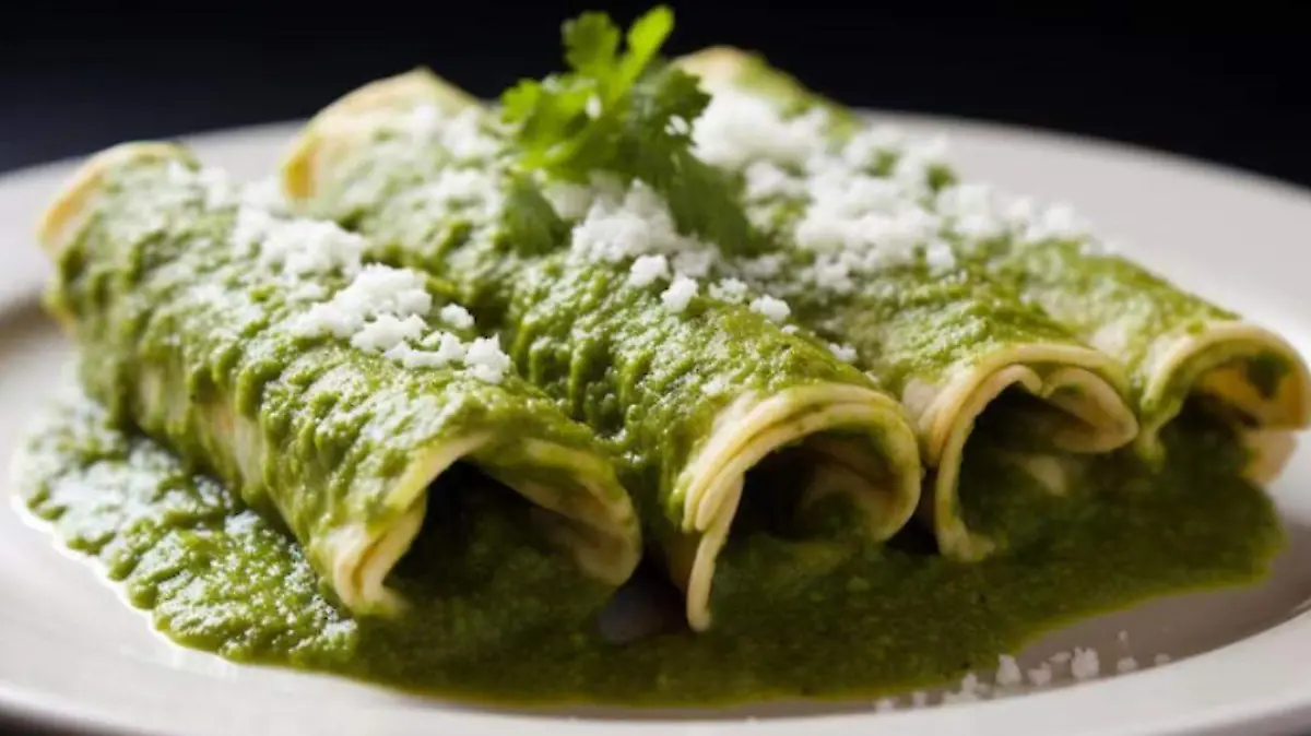 Enchiladas verdes