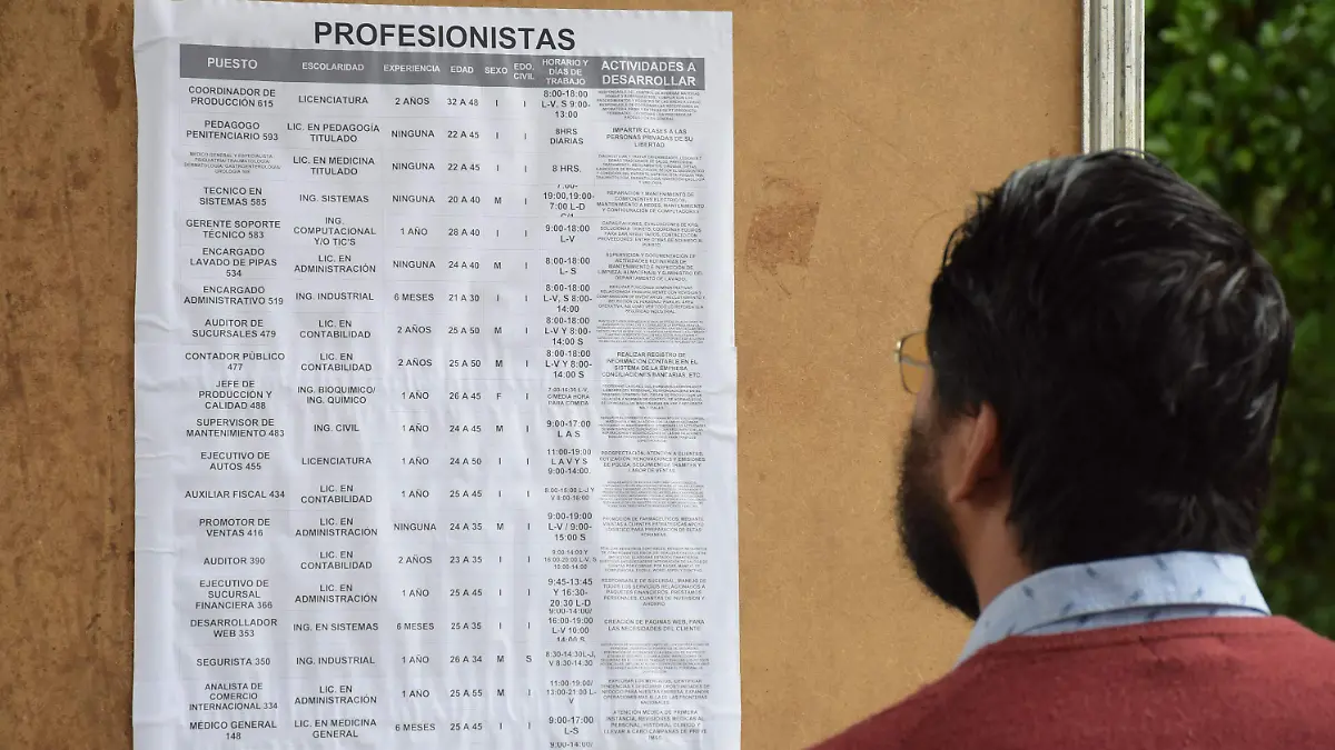 Vacantes para profesionistas