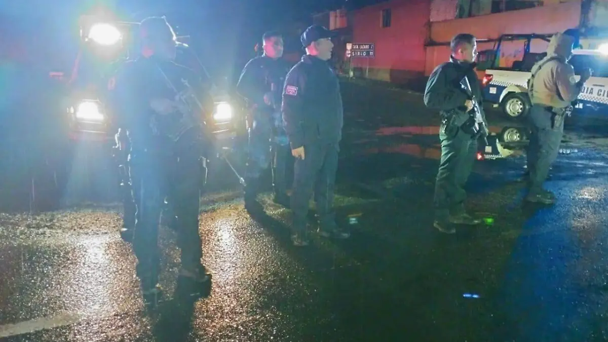 Operativo de seguridad en Tingüindín