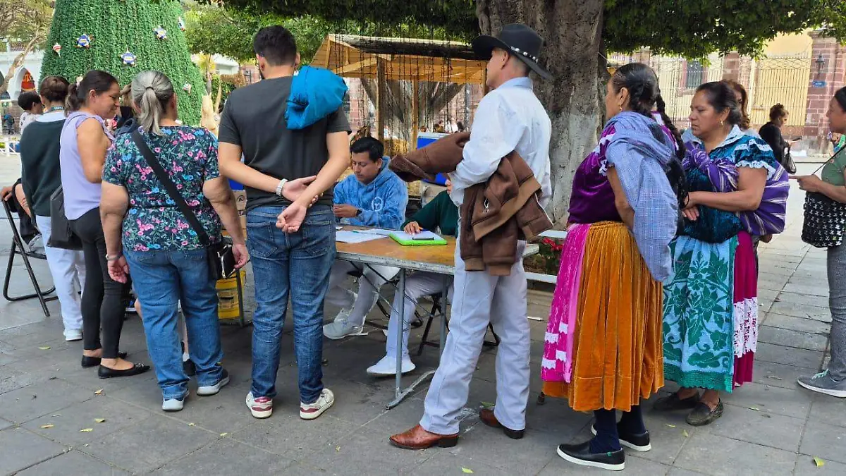 Vacunación a paisanos