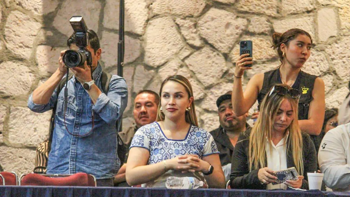 presidenta municipal de Coeneo, Valeria Aguilar Juárez